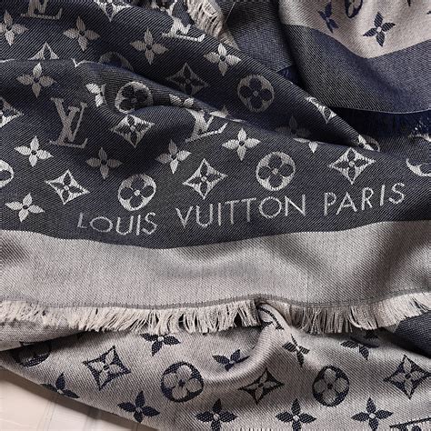 louis vuitton denim shawl.